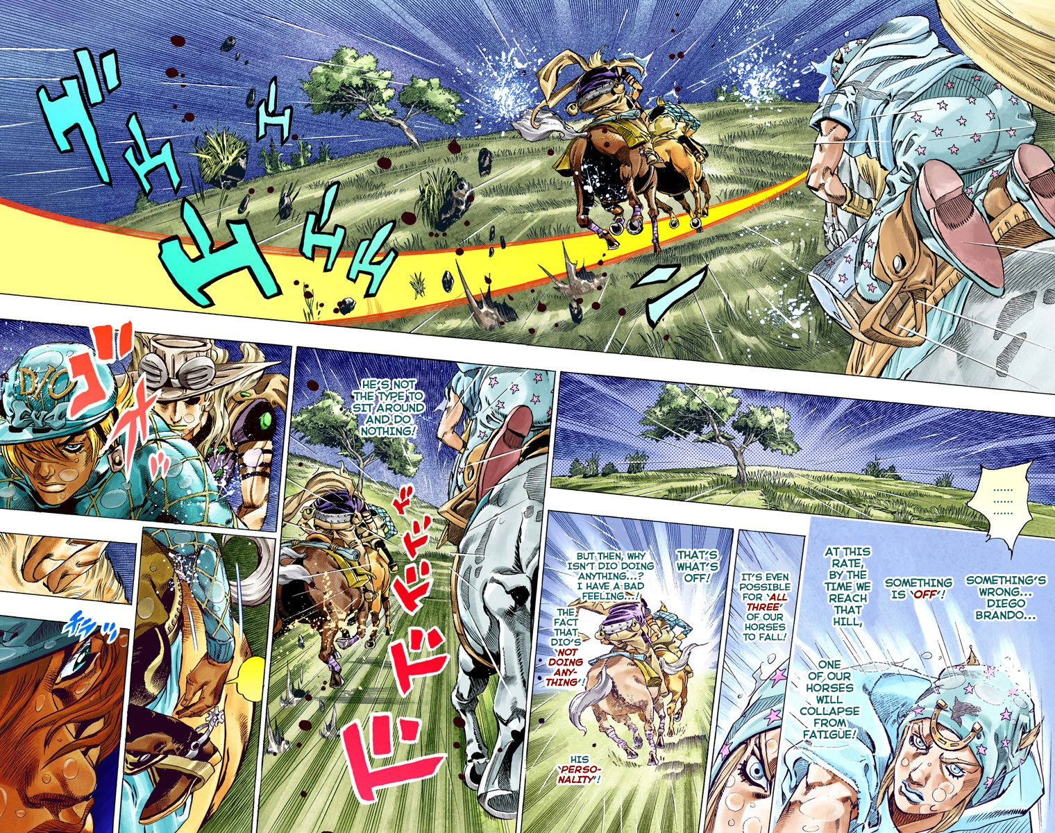 JoJo's Bizarre Adventure Steel Ball Run Colored Manga