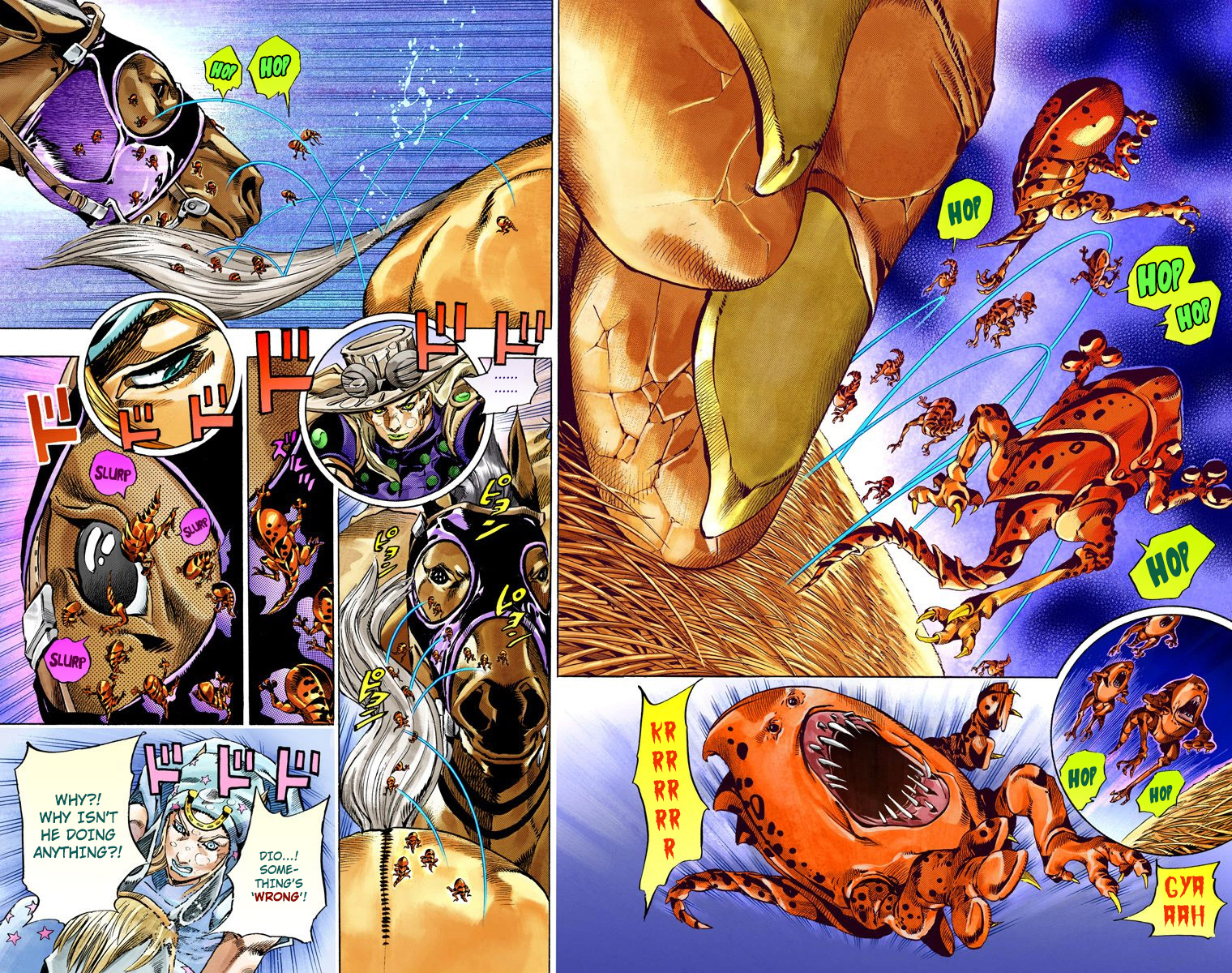 JoJo's Bizarre Adventure Steel Ball Run Colored Manga
