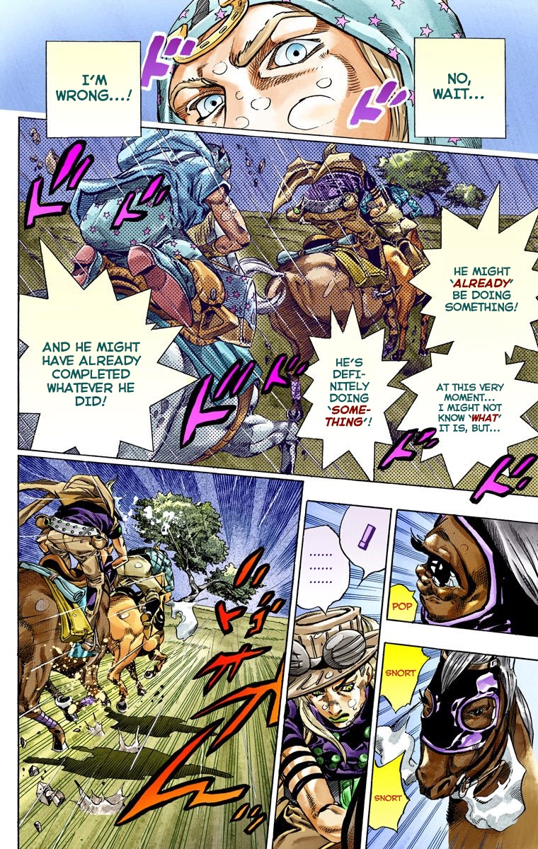 JoJo's Bizarre Adventure Steel Ball Run Colored Manga