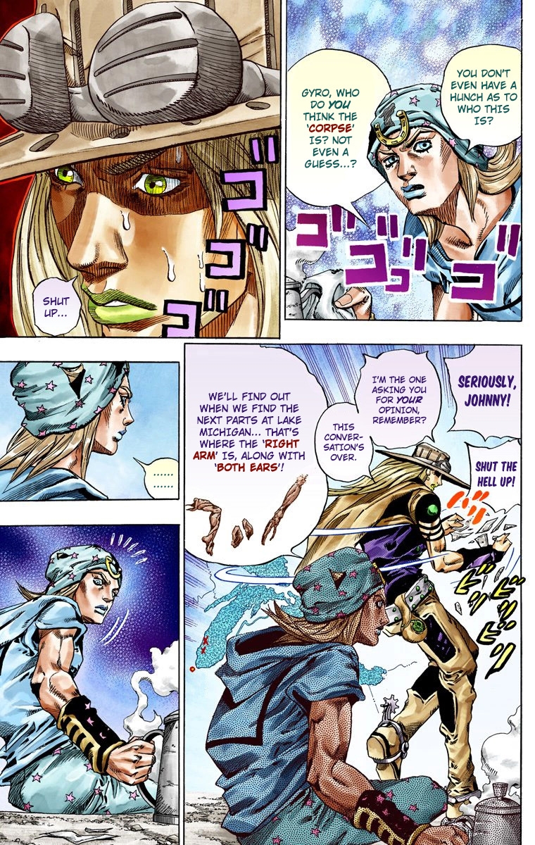 JoJo's Bizarre Adventure Steel Ball Run Colored Manga