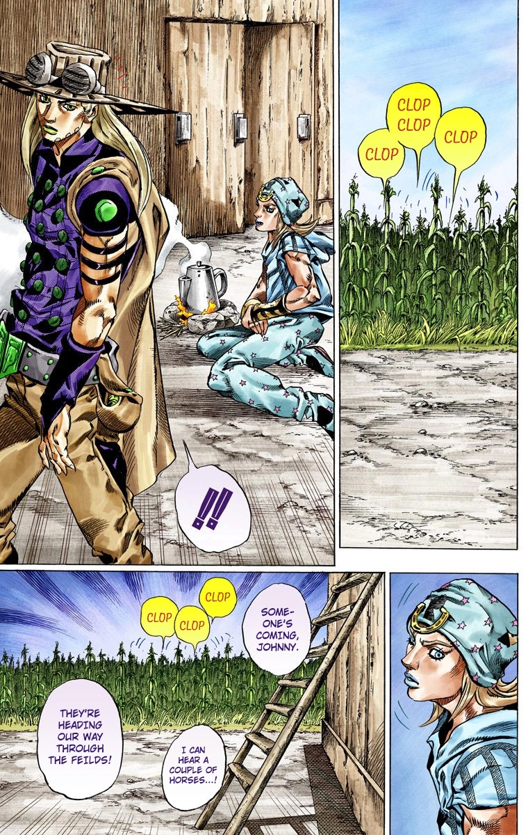 JoJo's Bizarre Adventure Steel Ball Run Colored Manga
