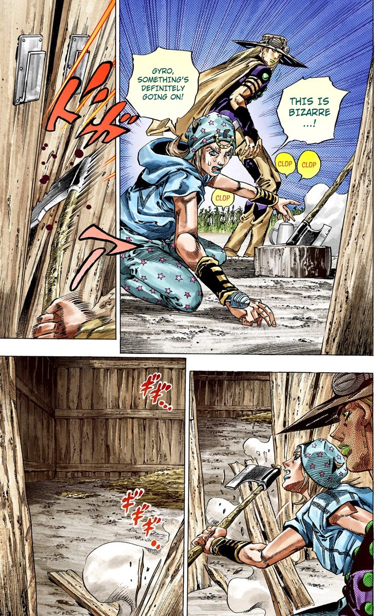 JoJo's Bizarre Adventure Steel Ball Run Colored Manga
