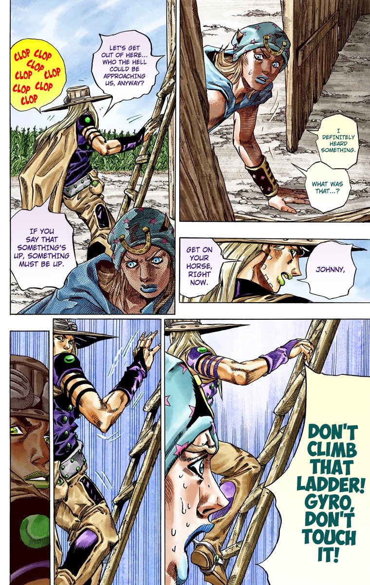 JoJo's Bizarre Adventure Steel Ball Run Colored Manga
