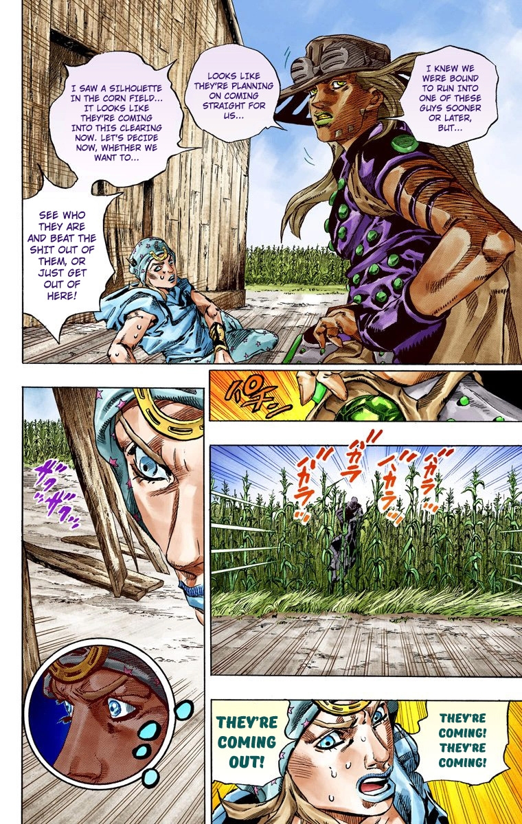 JoJo's Bizarre Adventure Steel Ball Run Colored Manga