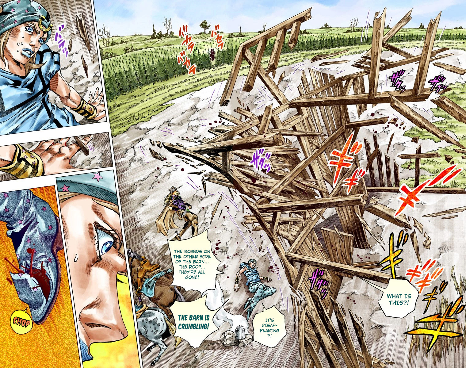 JoJo's Bizarre Adventure Steel Ball Run Colored Manga
