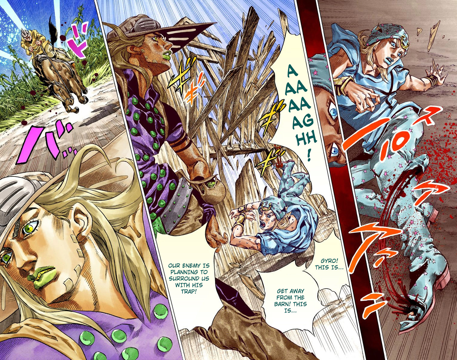 JoJo's Bizarre Adventure Steel Ball Run Colored Manga