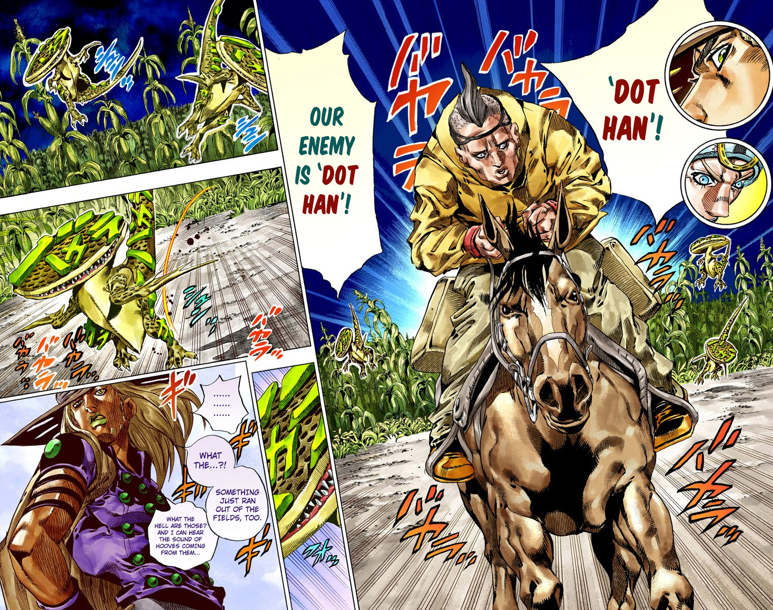 JoJo's Bizarre Adventure Steel Ball Run Colored Manga