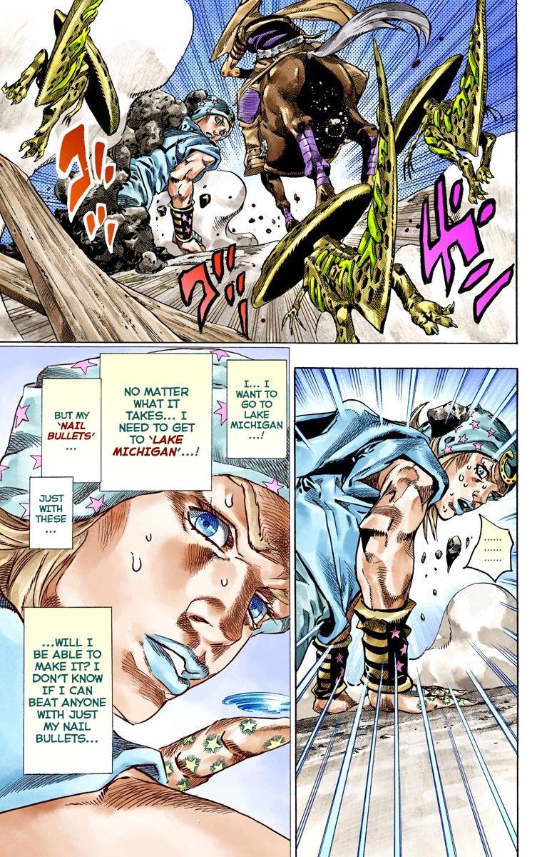 JoJo's Bizarre Adventure Steel Ball Run Colored Manga