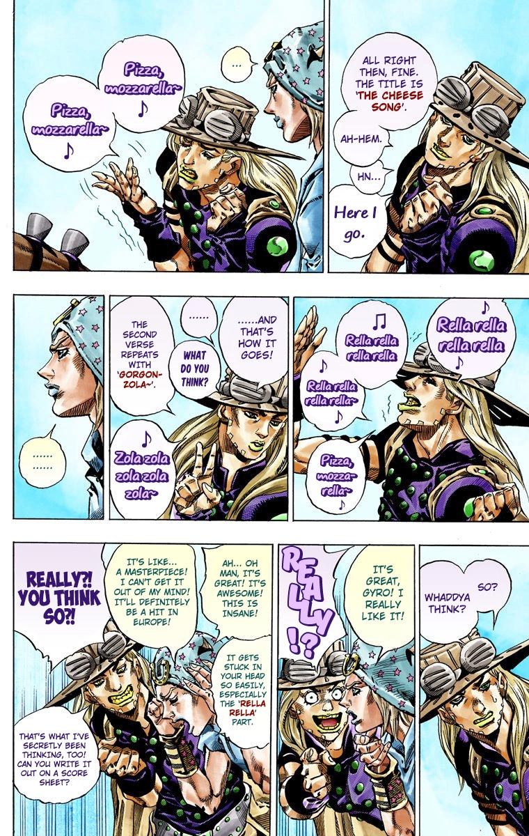 JoJo's Bizarre Adventure Steel Ball Run Colored Manga