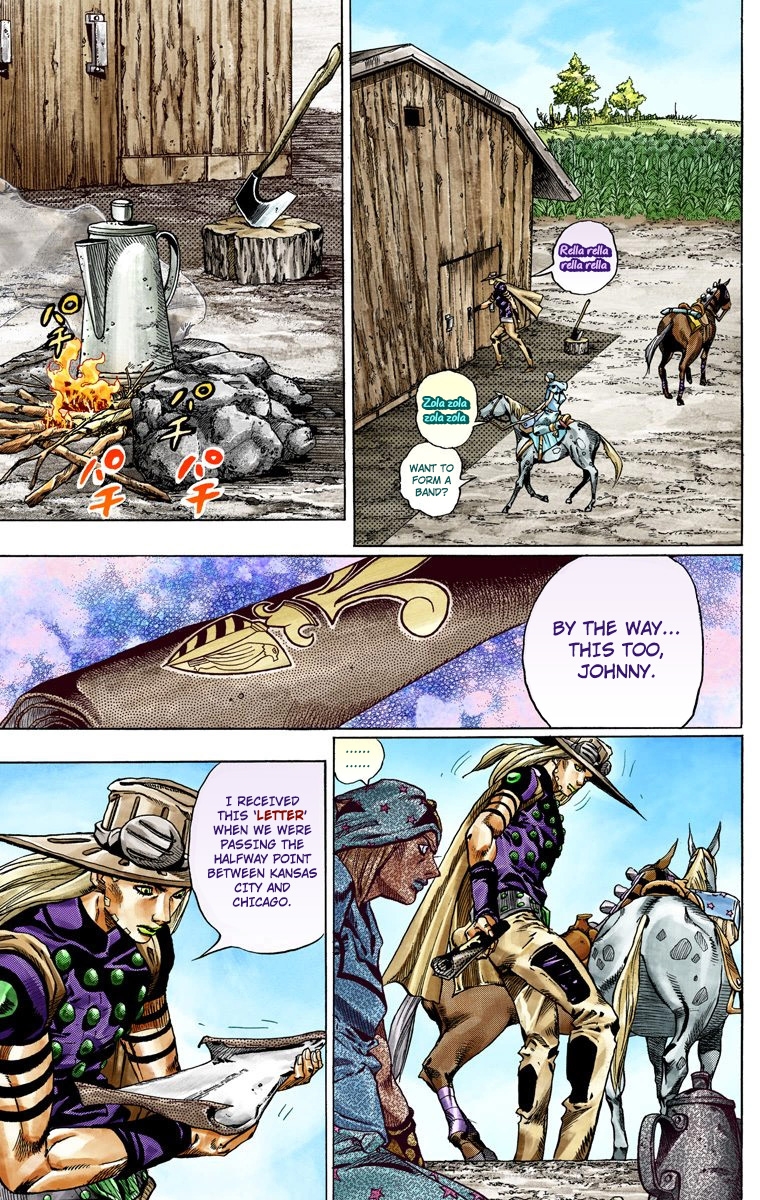 JoJo's Bizarre Adventure Steel Ball Run Colored Manga