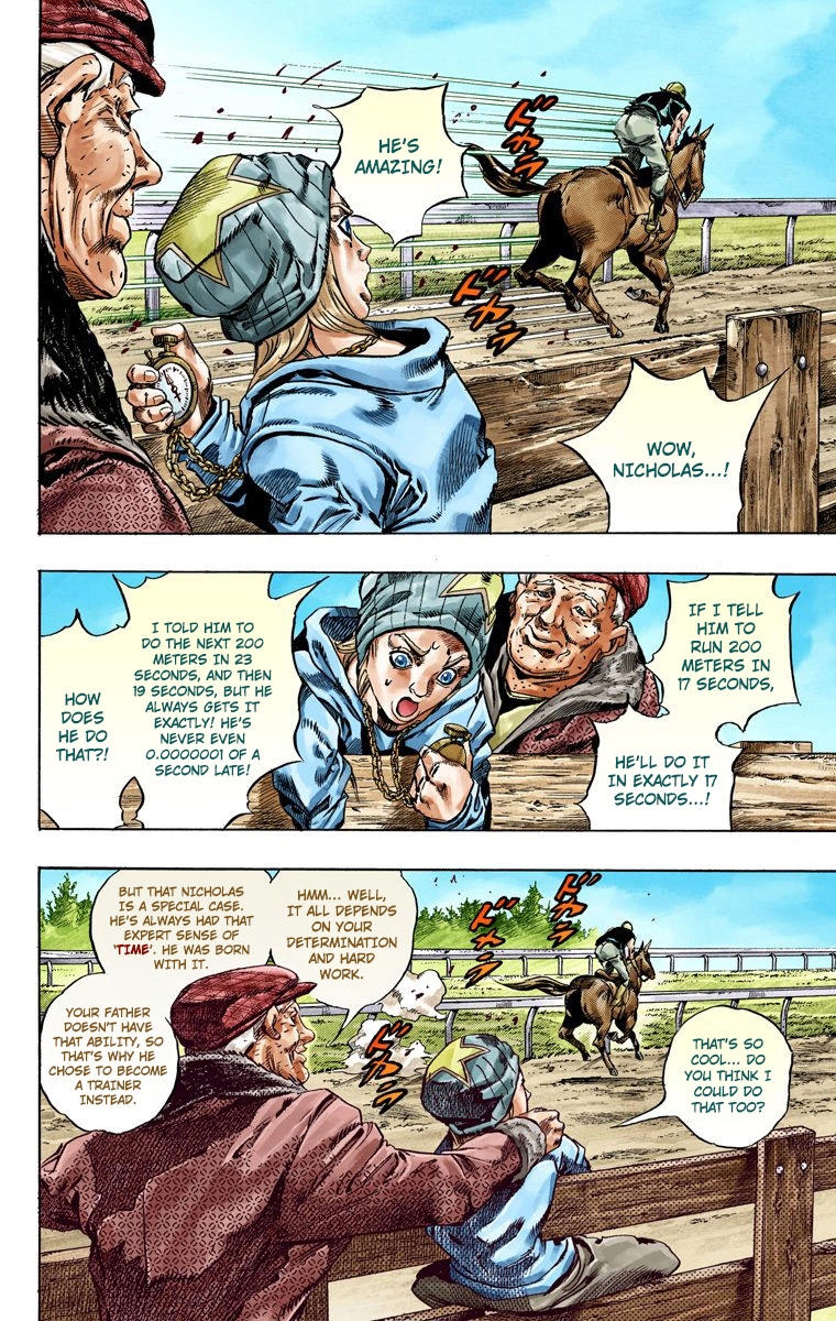 JoJo's Bizarre Adventure Steel Ball Run Colored Manga
