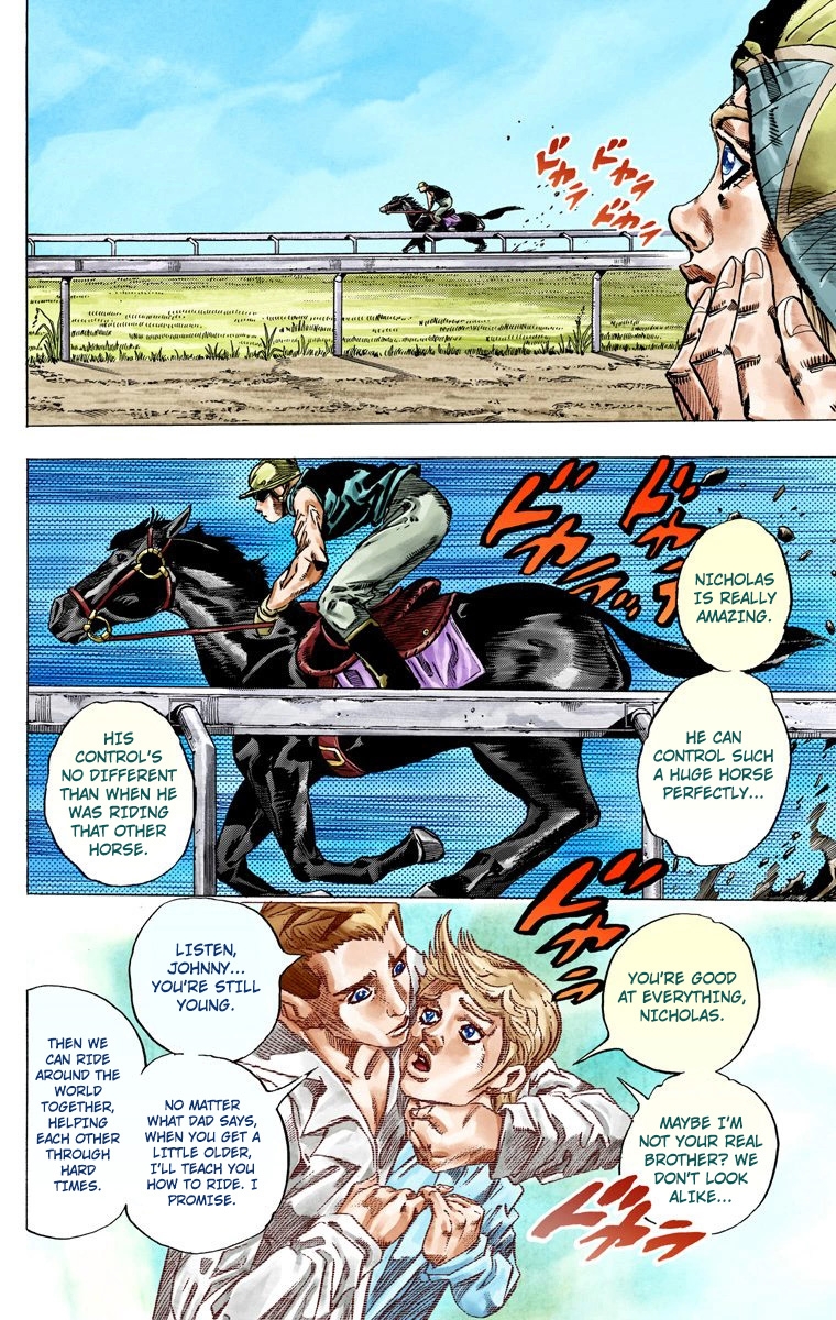 JoJo's Bizarre Adventure Steel Ball Run Colored Manga