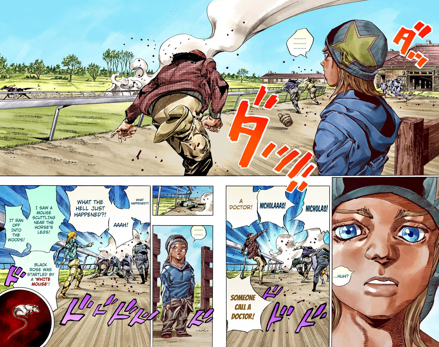 JoJo's Bizarre Adventure Steel Ball Run Colored Manga