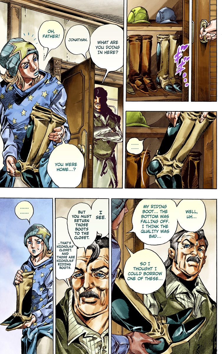 JoJo's Bizarre Adventure Steel Ball Run Colored Manga