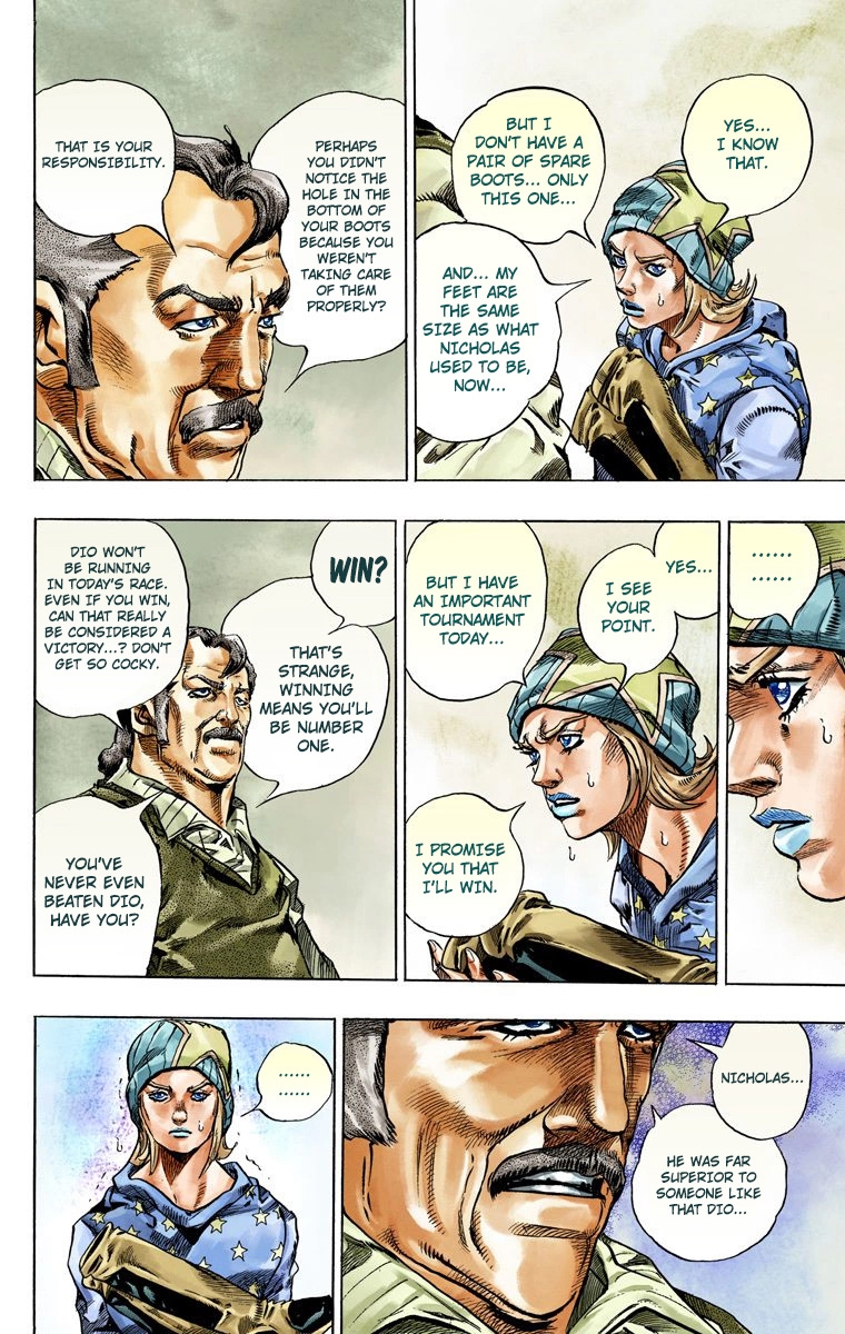 JoJo's Bizarre Adventure Steel Ball Run Colored Manga
