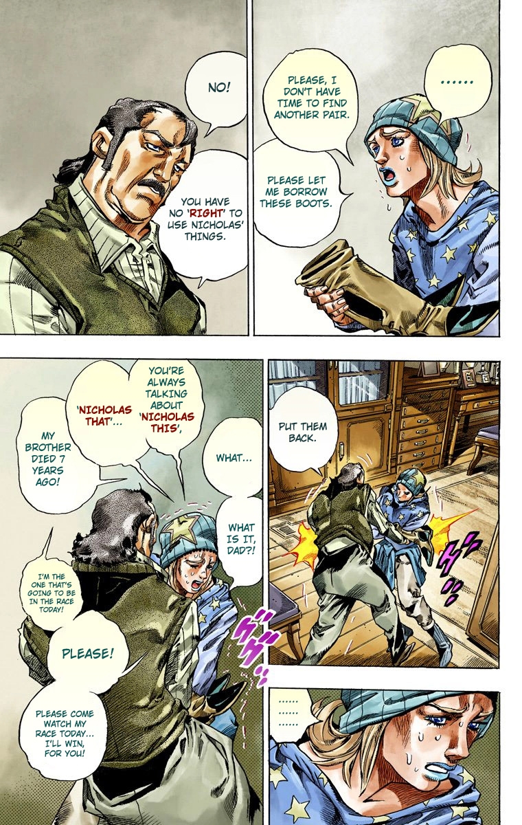 JoJo's Bizarre Adventure Steel Ball Run Colored Manga