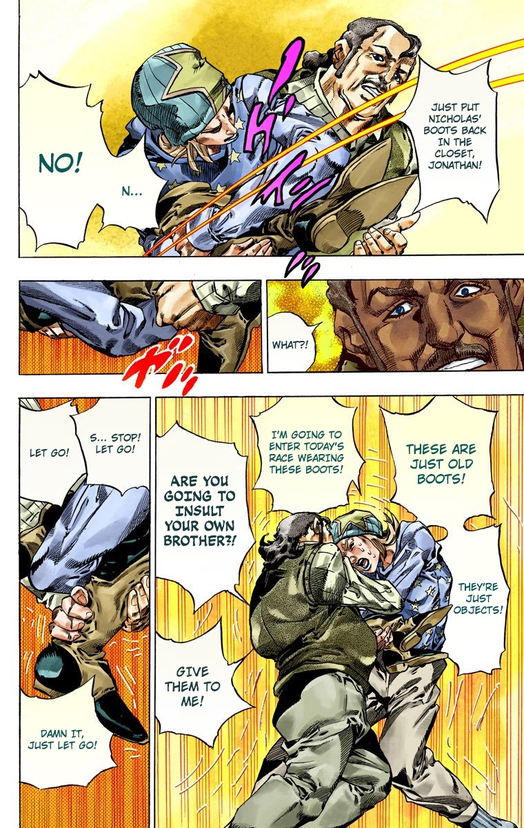 JoJo's Bizarre Adventure Steel Ball Run Colored Manga