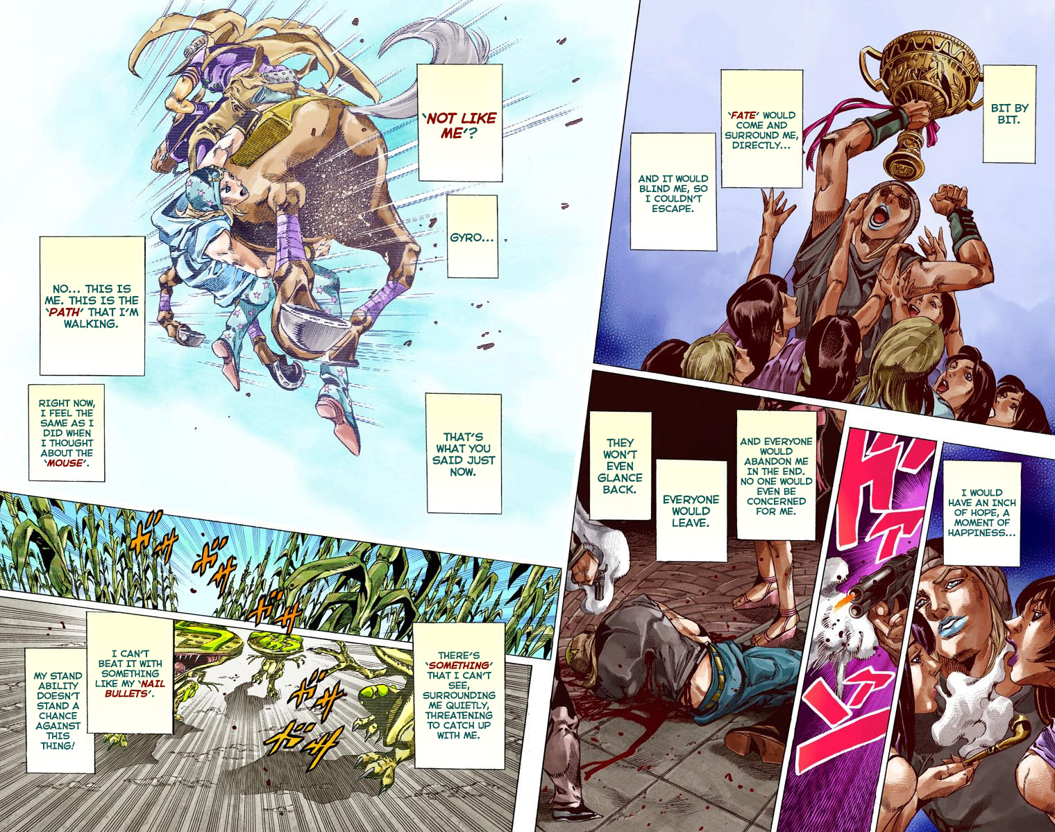 JoJo's Bizarre Adventure Steel Ball Run Colored Manga