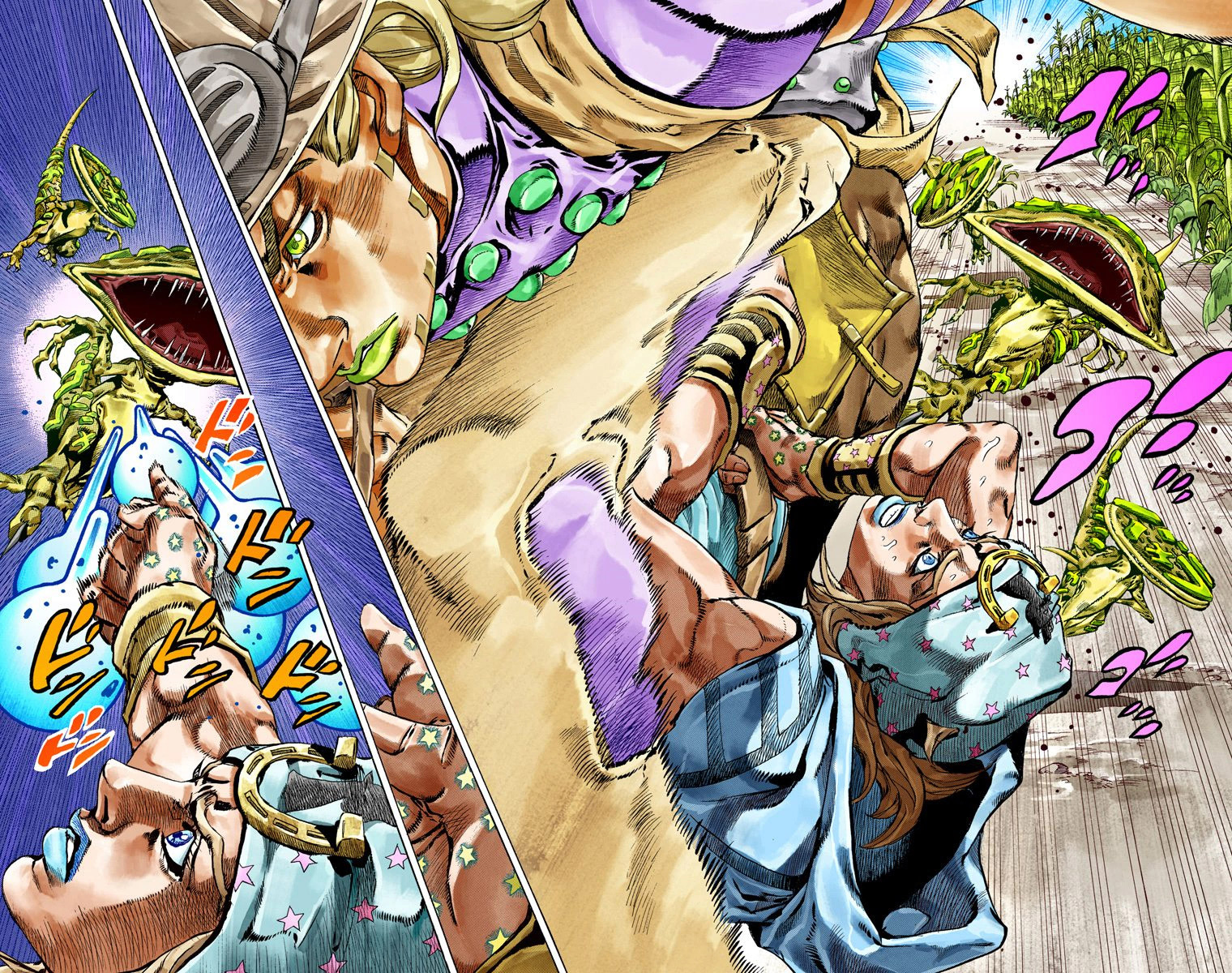 JoJo's Bizarre Adventure Steel Ball Run Colored Manga