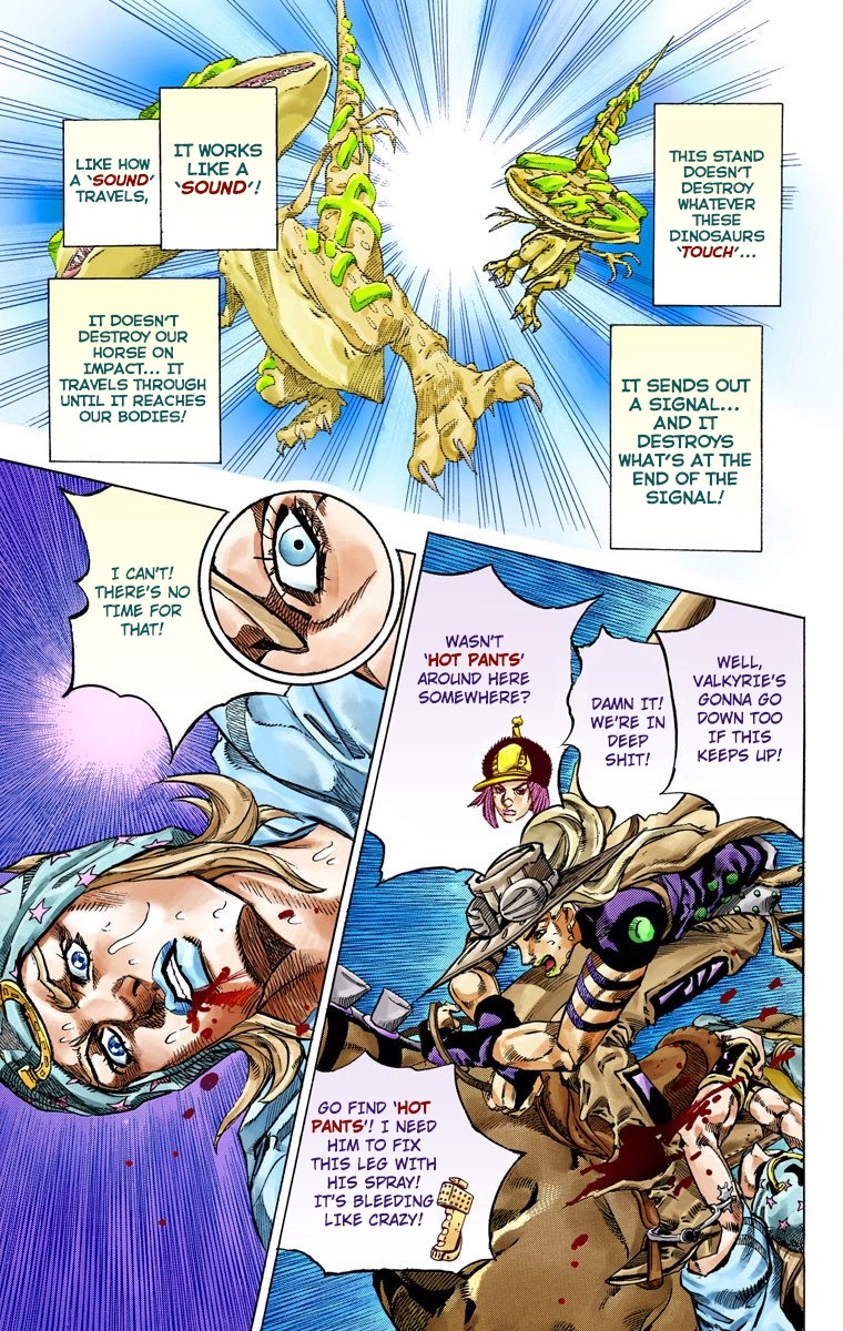 JoJo's Bizarre Adventure Steel Ball Run Colored Manga