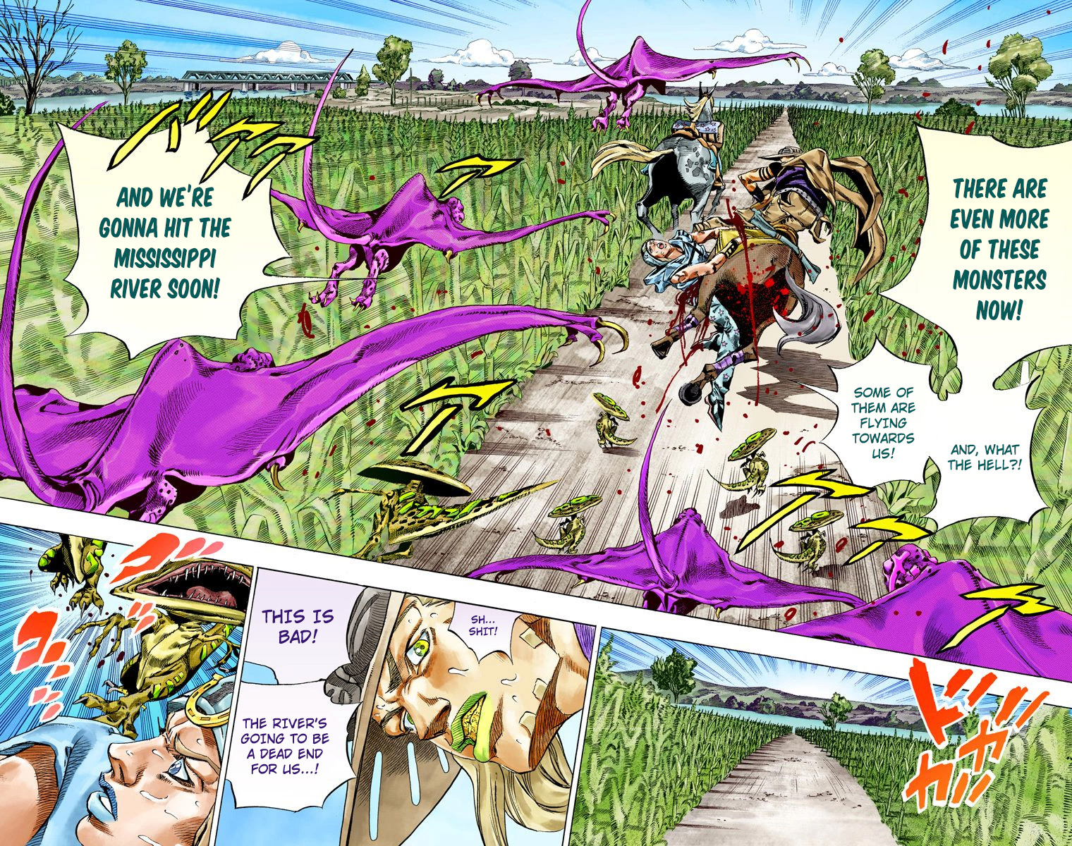 JoJo's Bizarre Adventure Steel Ball Run Colored Manga