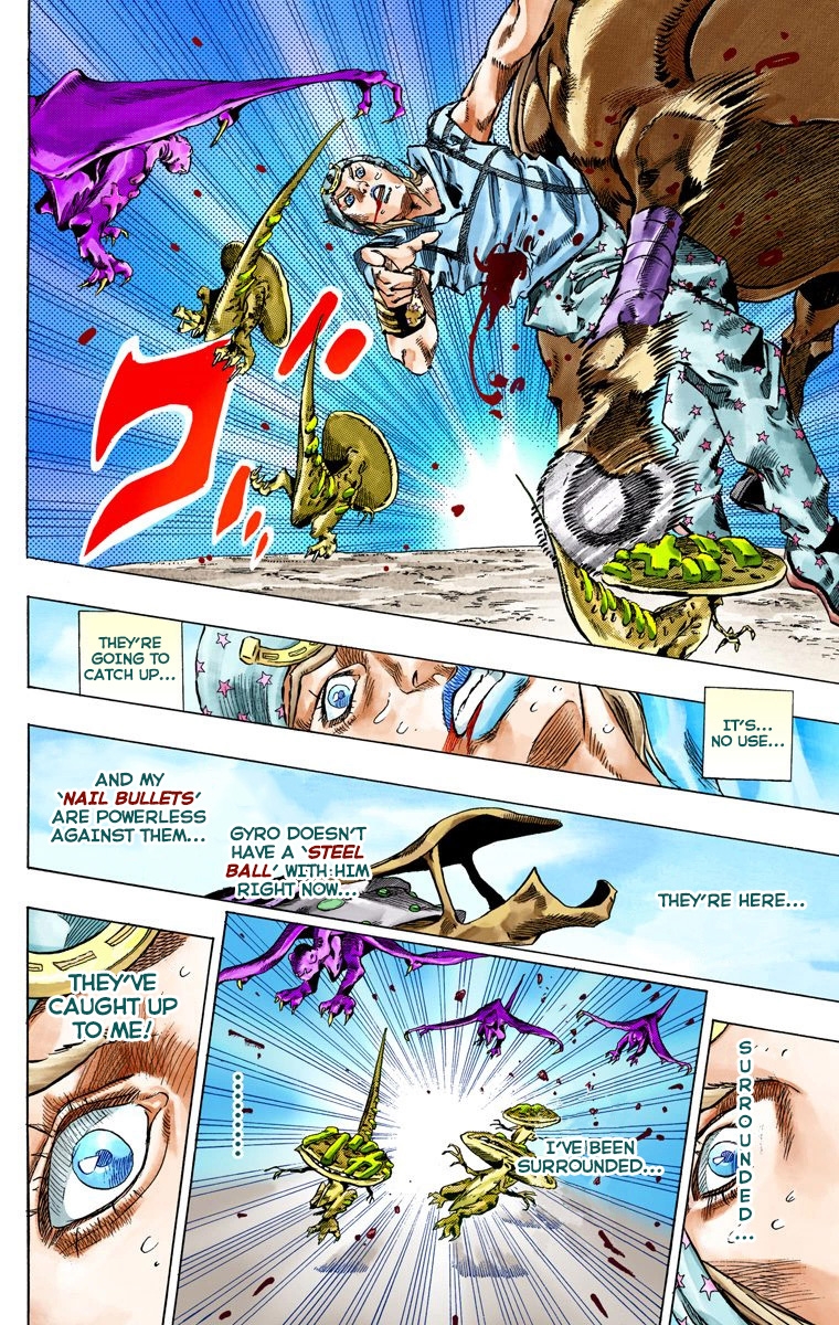 JoJo's Bizarre Adventure Steel Ball Run Colored Manga