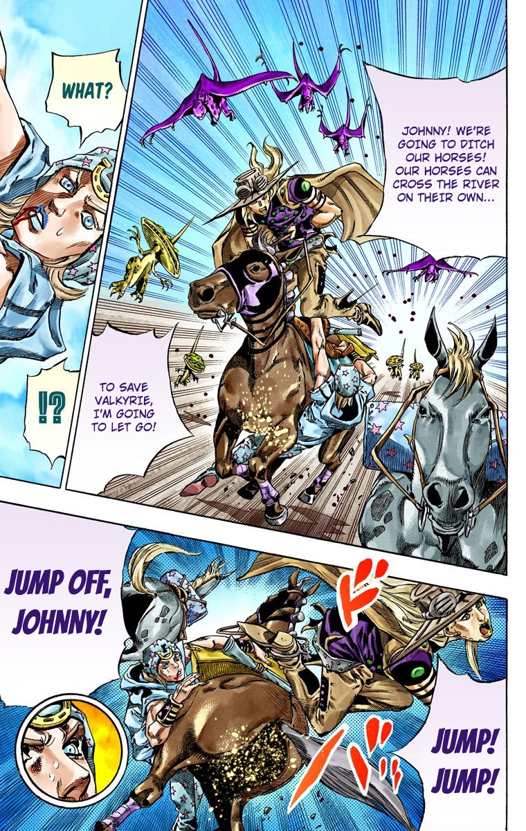 JoJo's Bizarre Adventure Steel Ball Run Colored Manga