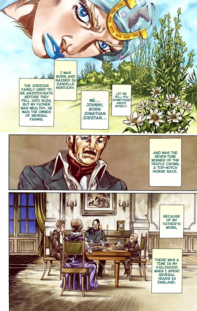 JoJo's Bizarre Adventure Steel Ball Run Colored Manga