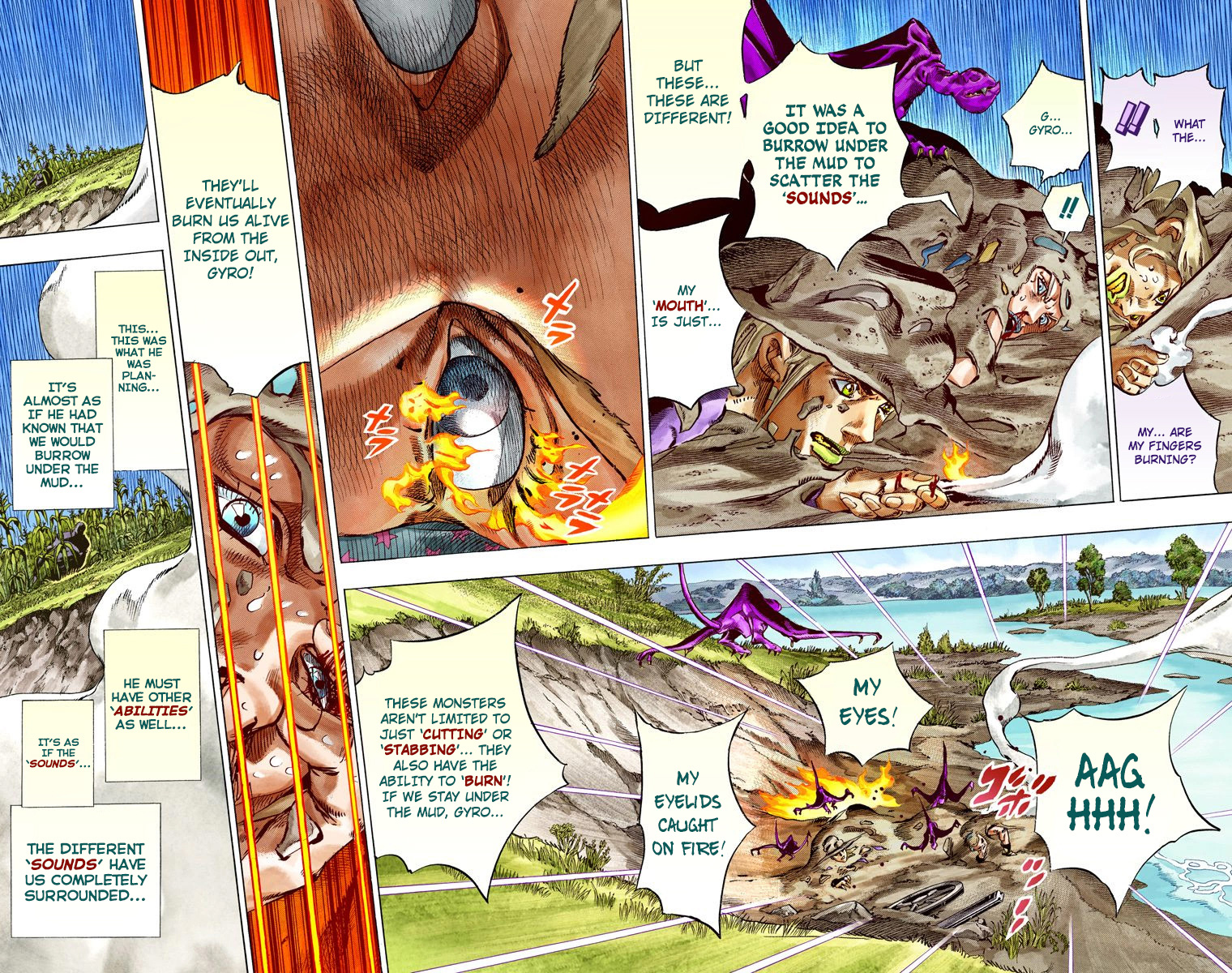 JoJo's Bizarre Adventure Steel Ball Run Colored Manga