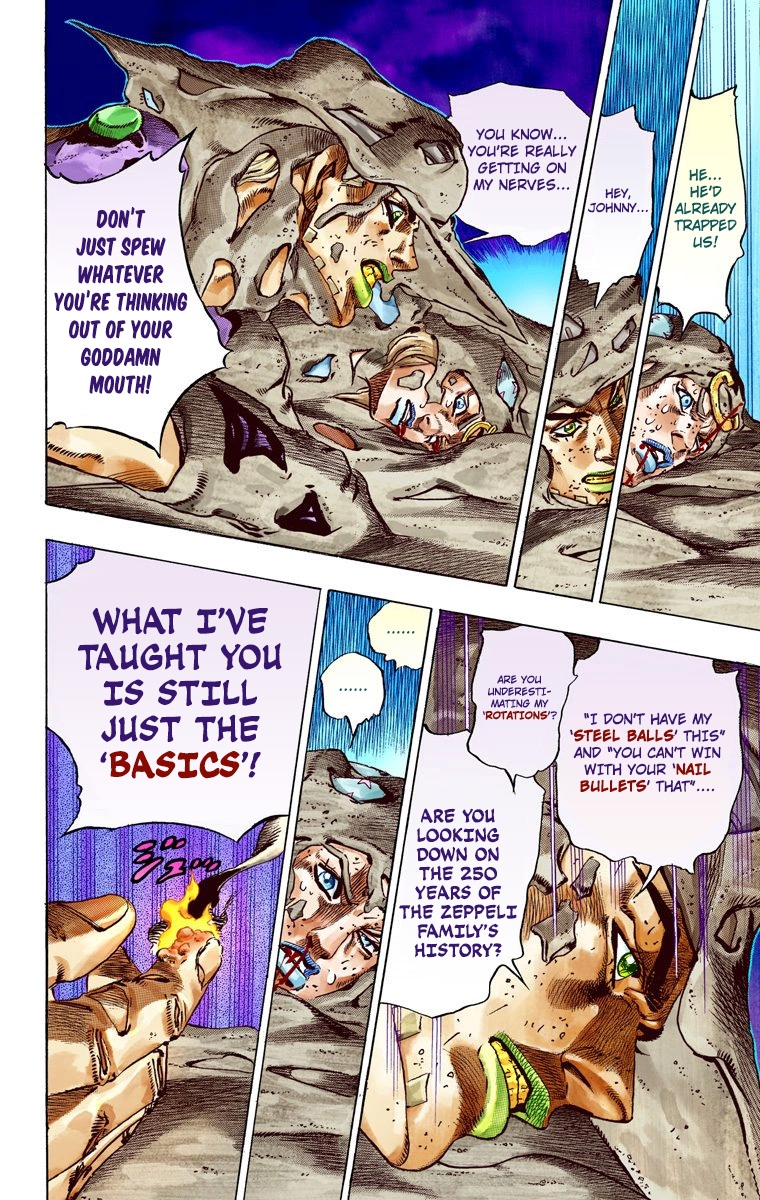 JoJo's Bizarre Adventure Steel Ball Run Colored Manga