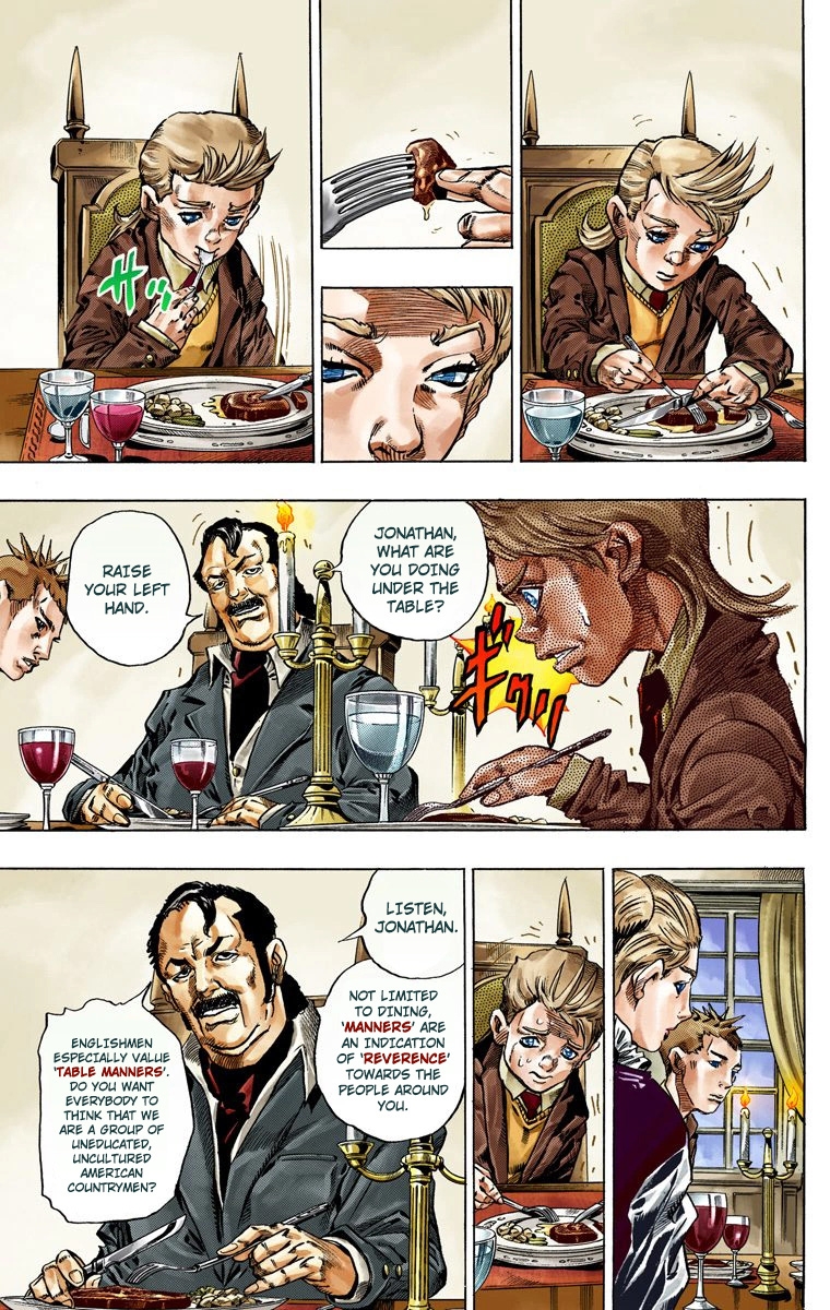 JoJo's Bizarre Adventure Steel Ball Run Colored Manga