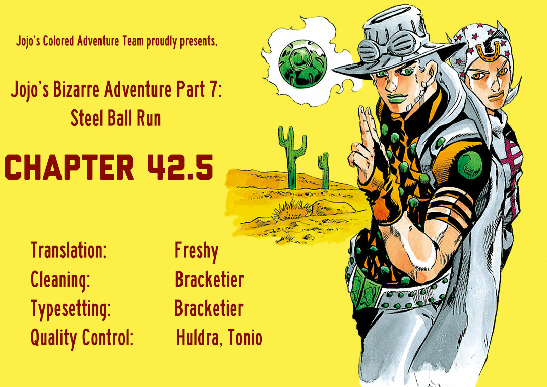 JoJo's Bizarre Adventure Steel Ball Run Colored Manga