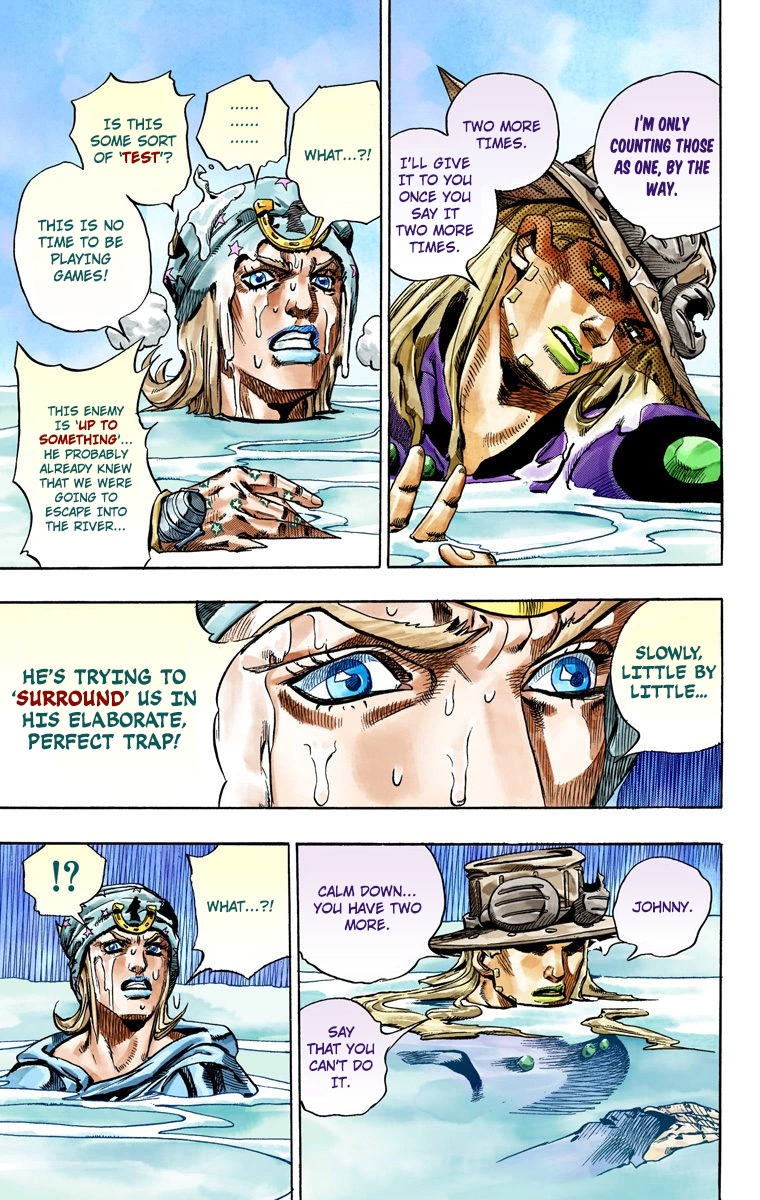 JoJo's Bizarre Adventure Steel Ball Run Colored Manga