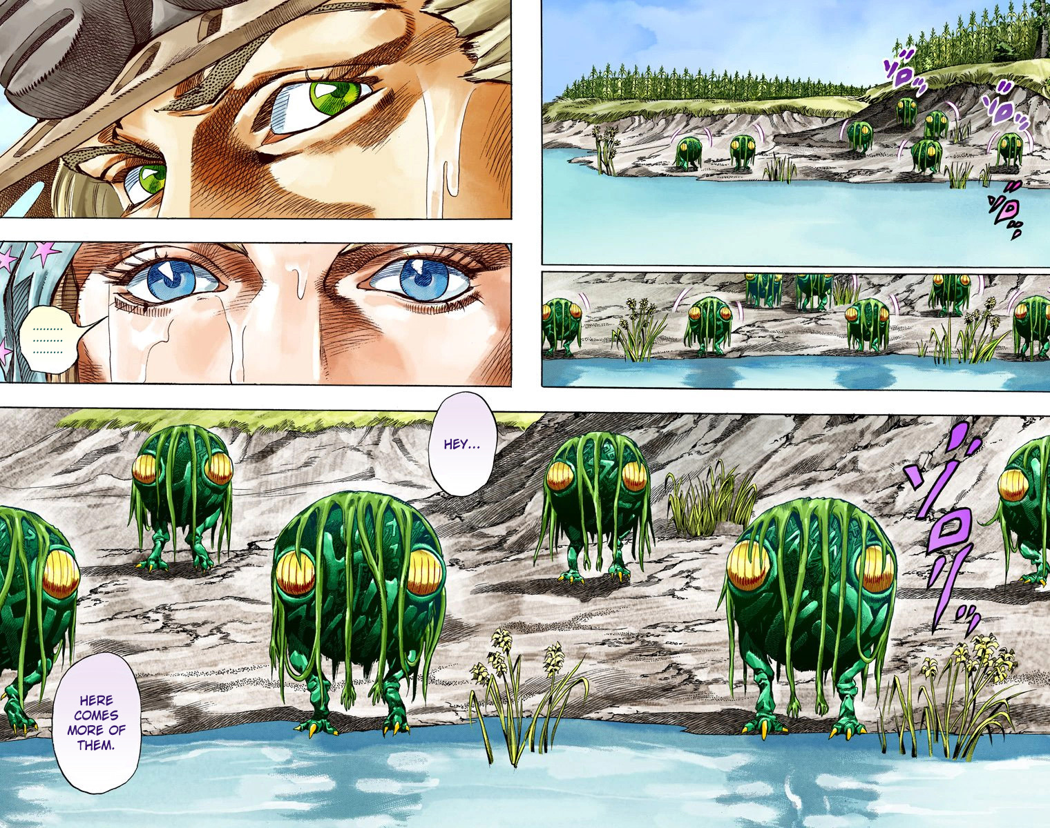JoJo's Bizarre Adventure Steel Ball Run Colored Manga