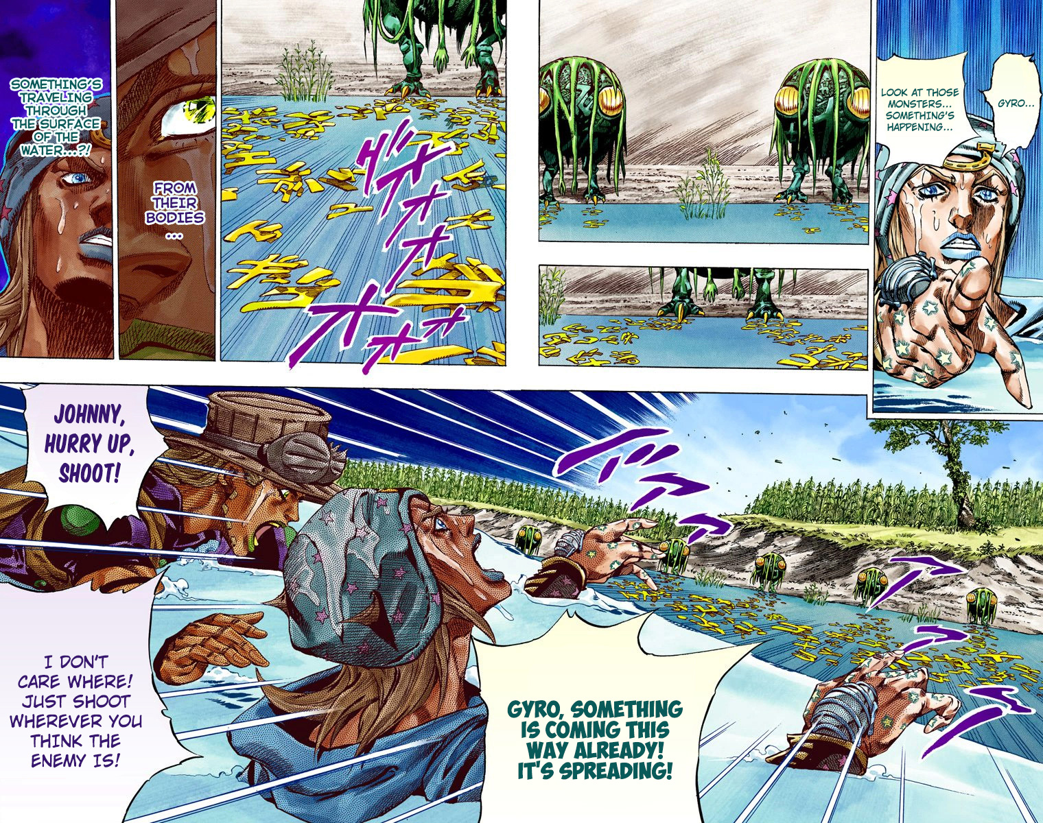 JoJo's Bizarre Adventure Steel Ball Run Colored Manga