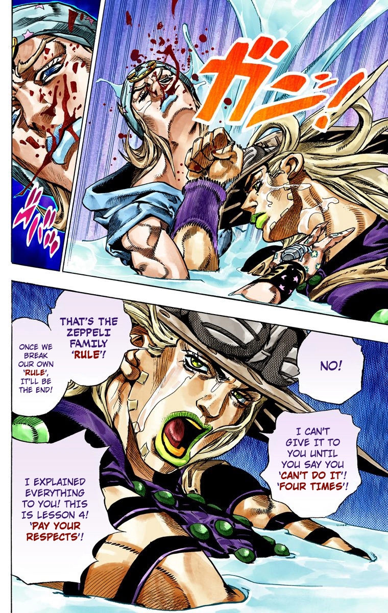 JoJo's Bizarre Adventure Steel Ball Run Colored Manga