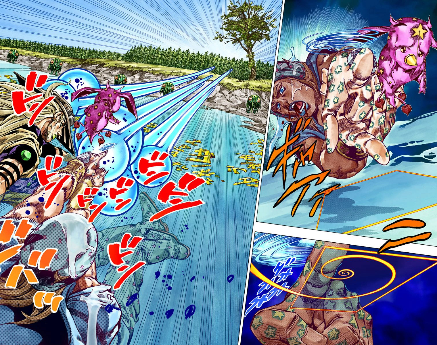 JoJo's Bizarre Adventure Steel Ball Run Colored Manga