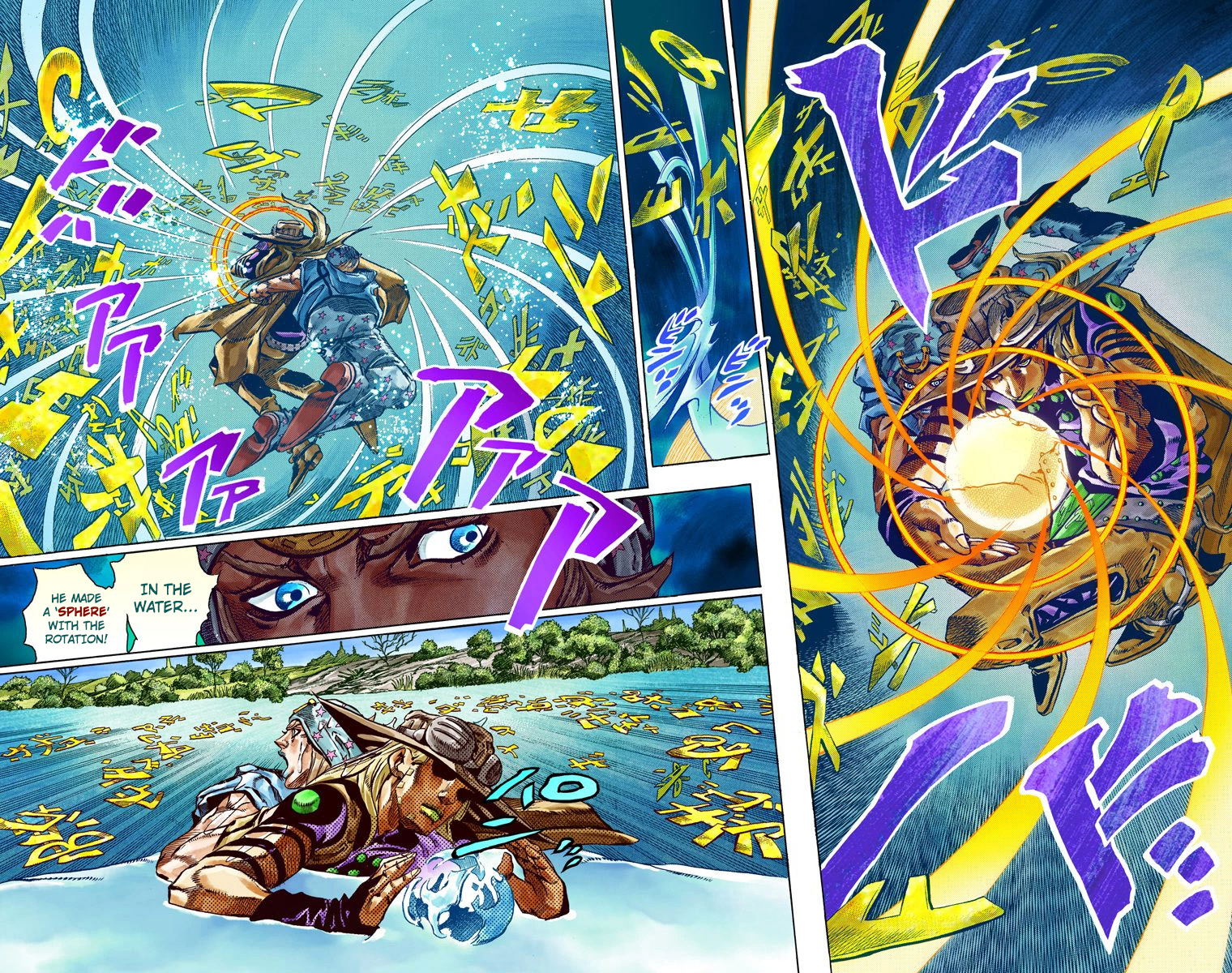 JoJo's Bizarre Adventure Steel Ball Run Colored Manga