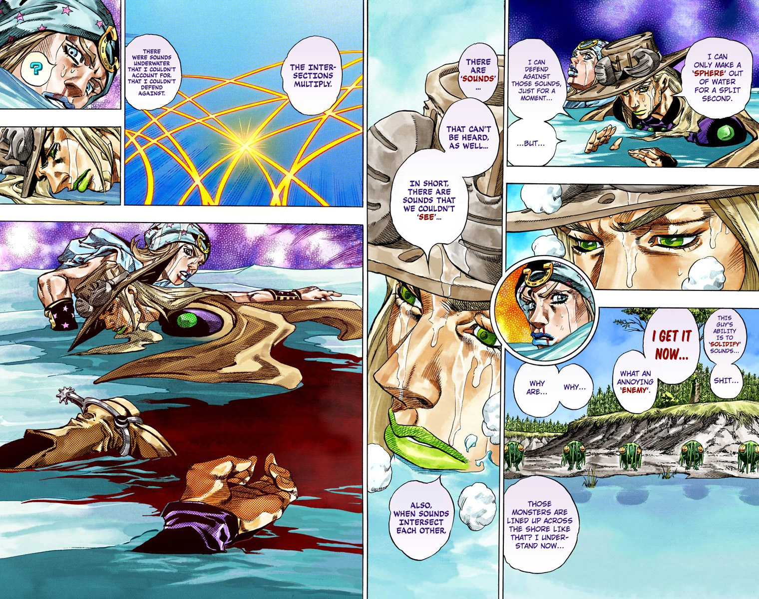 JoJo's Bizarre Adventure Steel Ball Run Colored Manga