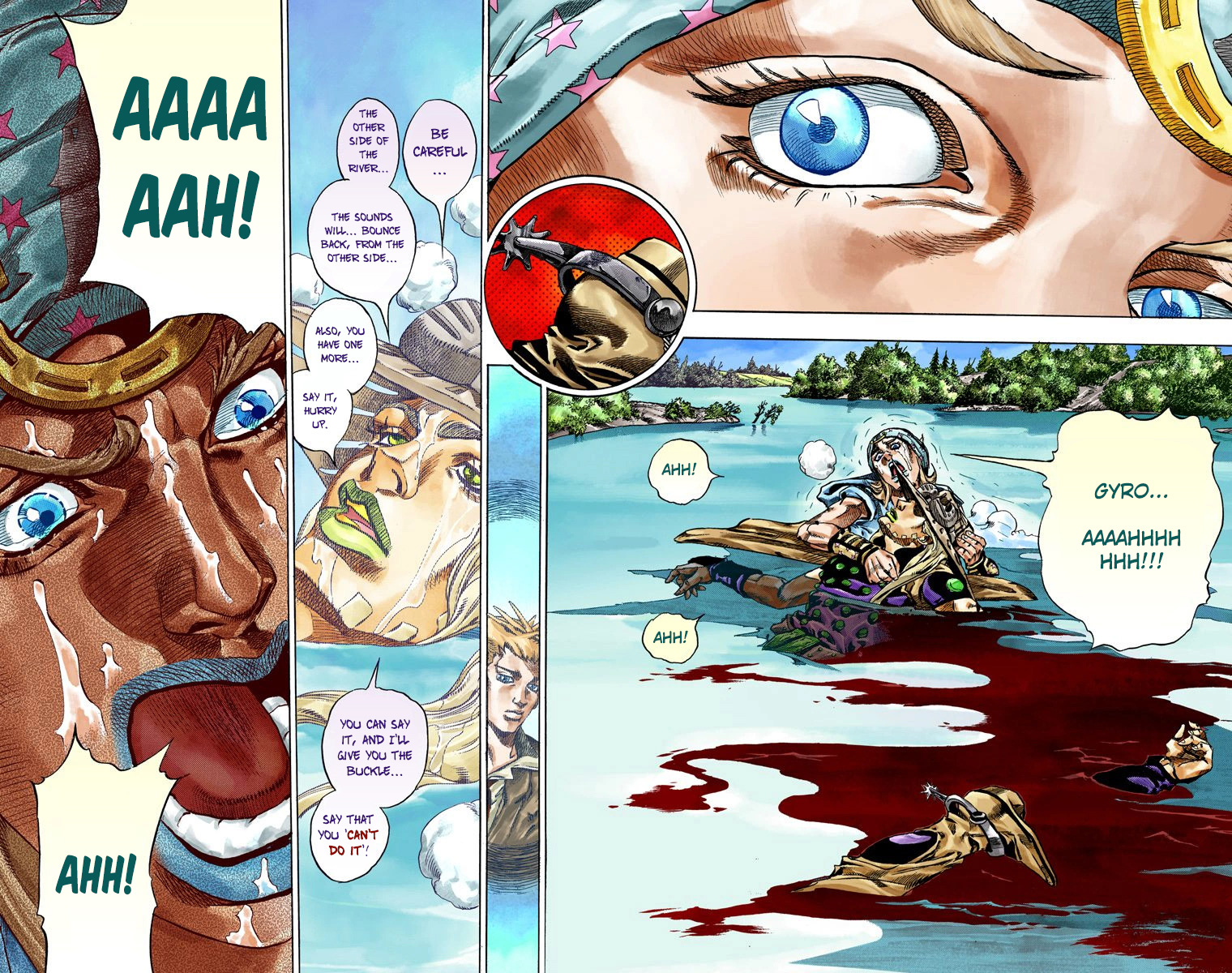 JoJo's Bizarre Adventure Steel Ball Run Colored Manga