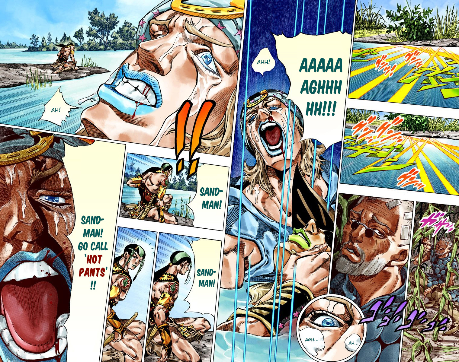 JoJo's Bizarre Adventure Steel Ball Run Colored Manga