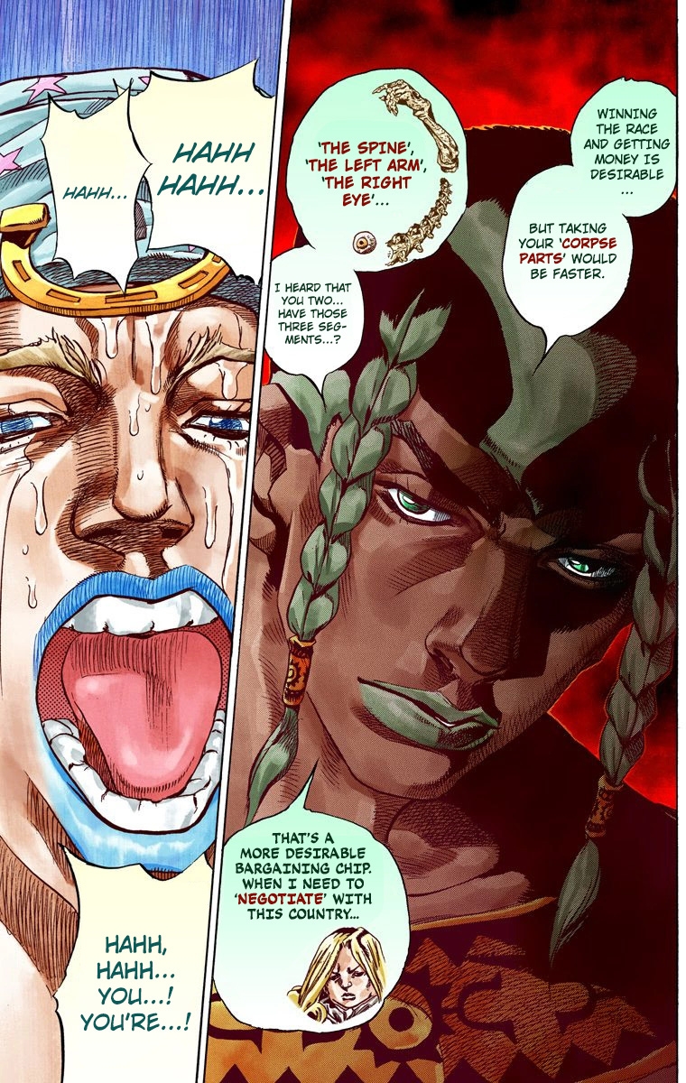 JoJo's Bizarre Adventure Steel Ball Run Colored Manga