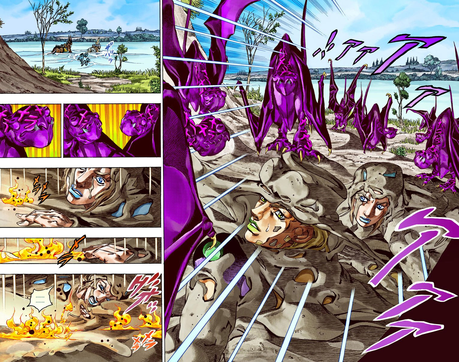 JoJo's Bizarre Adventure Steel Ball Run Colored Manga