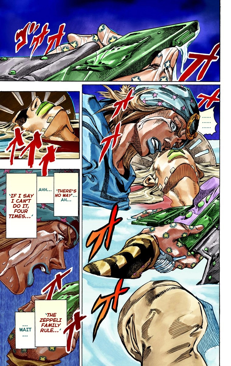 JoJo's Bizarre Adventure Steel Ball Run Colored Manga