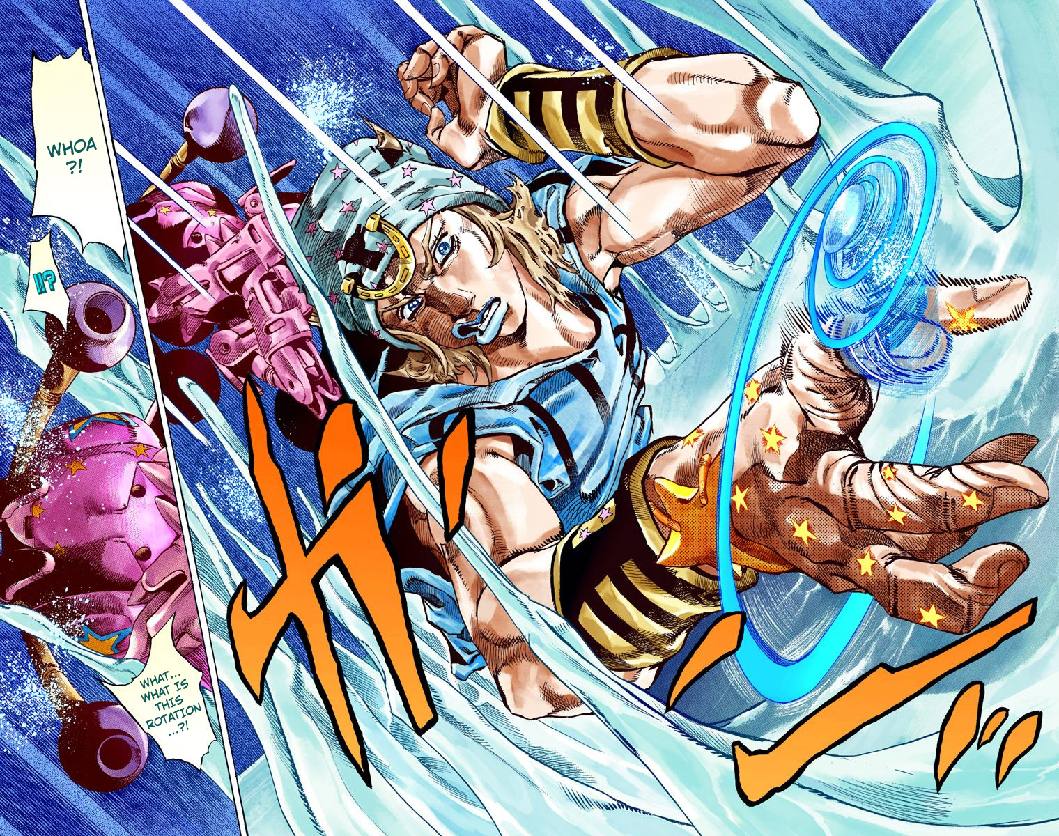 JoJo's Bizarre Adventure Steel Ball Run Colored Manga