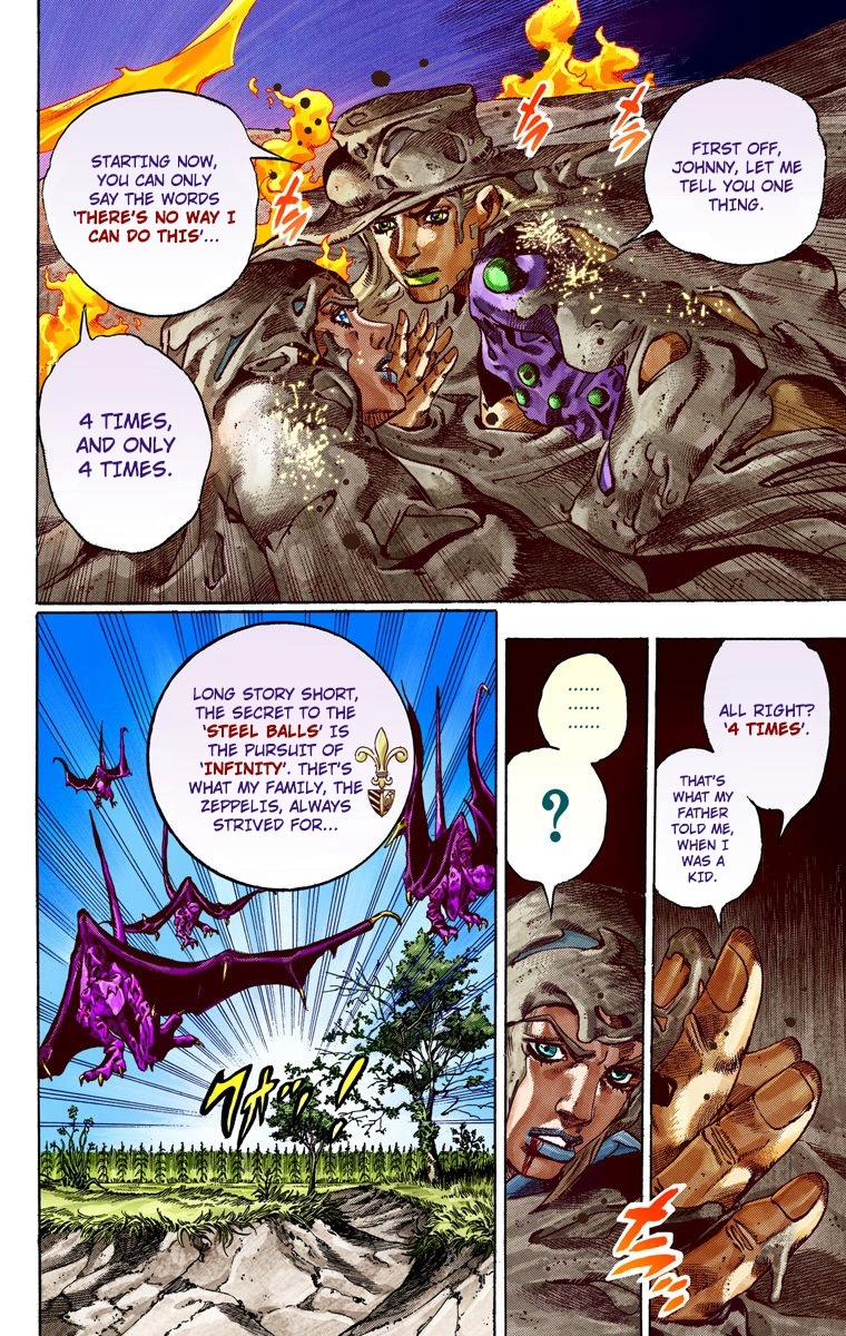 JoJo's Bizarre Adventure Steel Ball Run Colored Manga