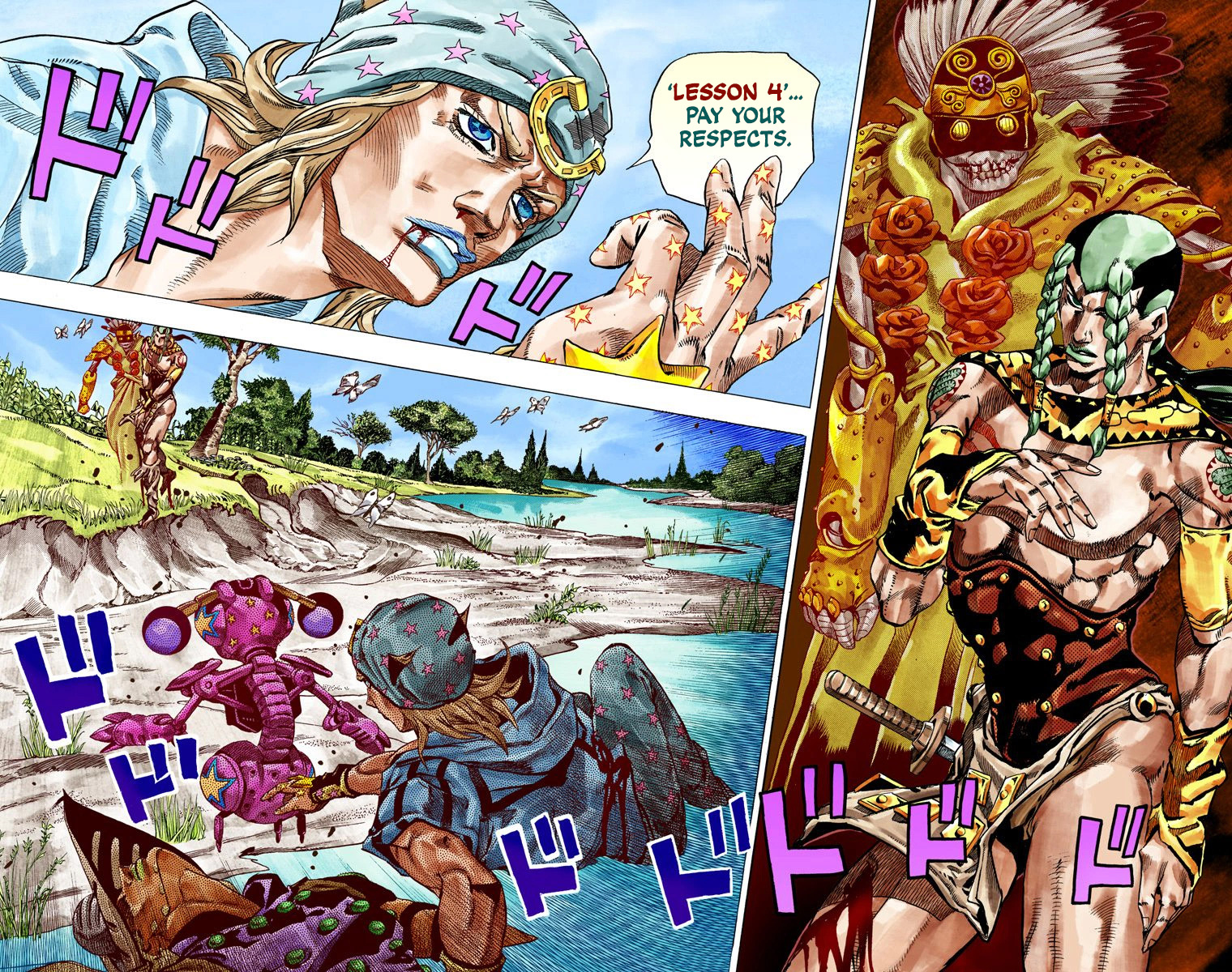 JoJo's Bizarre Adventure Steel Ball Run Colored Manga