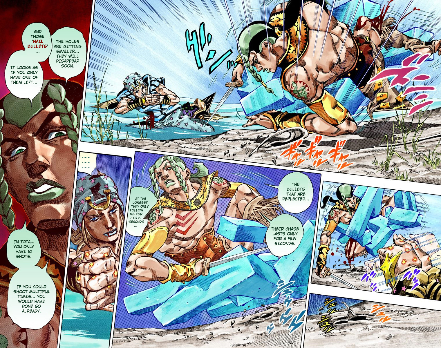 JoJo's Bizarre Adventure Steel Ball Run Colored Manga