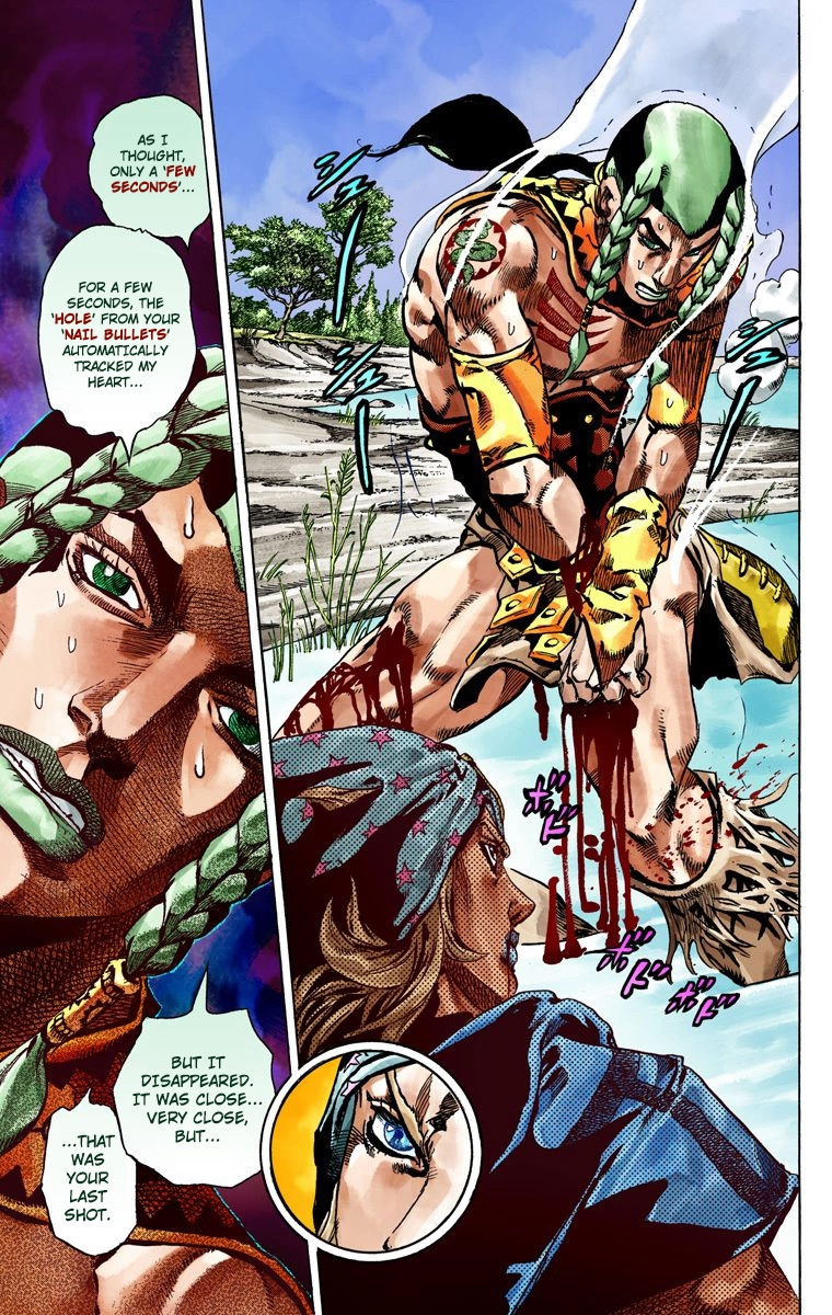 JoJo's Bizarre Adventure Steel Ball Run Colored Manga