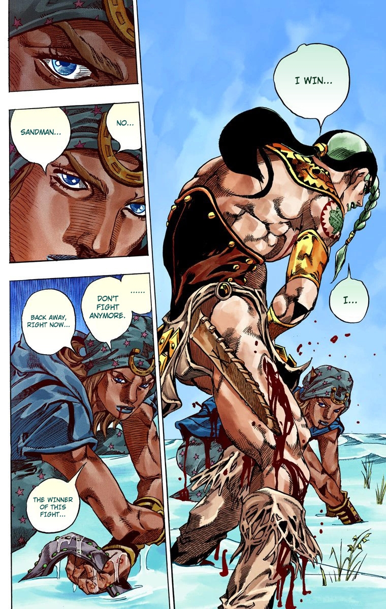 JoJo's Bizarre Adventure Steel Ball Run Colored Manga